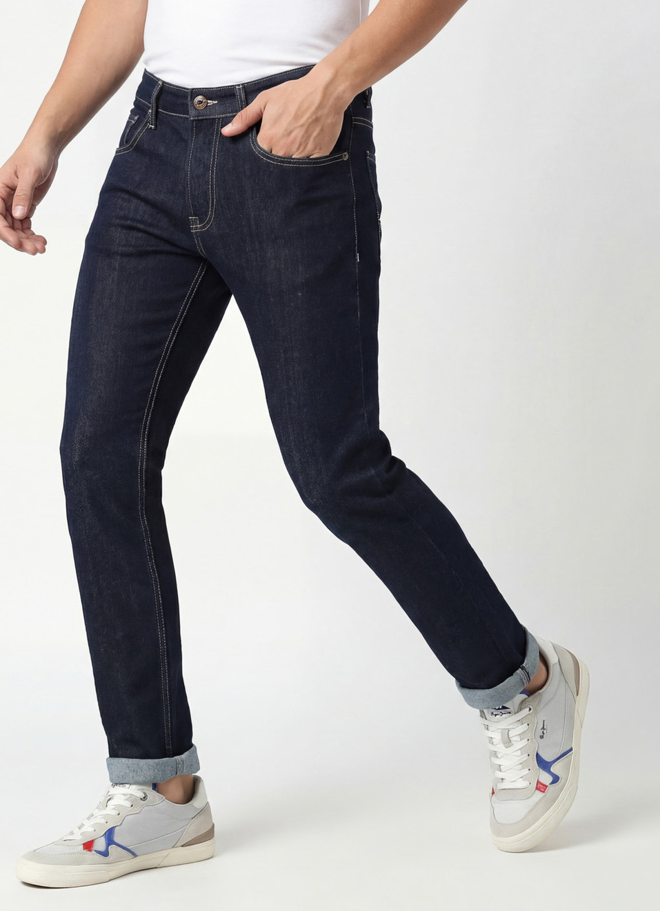 Vapour Slim Fit Mid Waist Jeans, , large image number 0