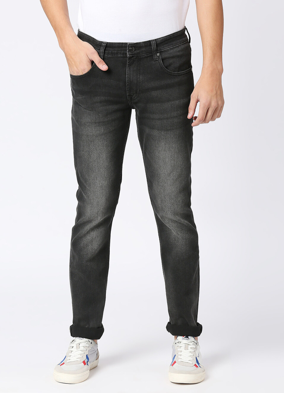 Vapour Slim Fit Mid Waist Jeans, , large image number 2