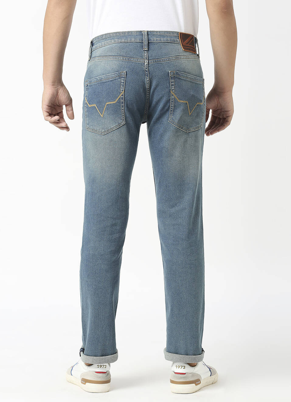 Holborne Regular Fit Mid Waist Straight Leg Jeans, , large image number 1