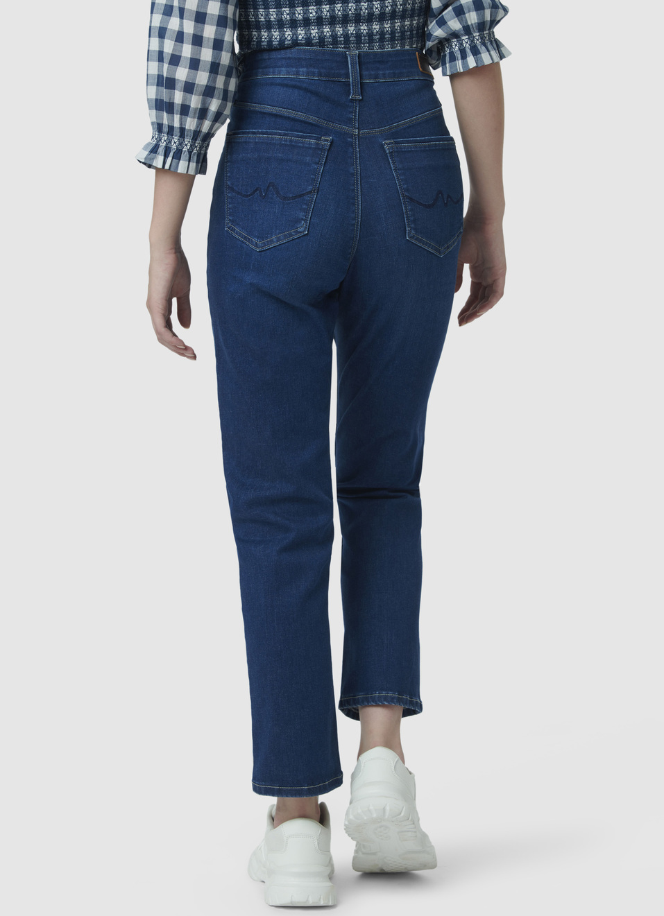 Dion Straight Fit High Waist Jeans, , large image number 2