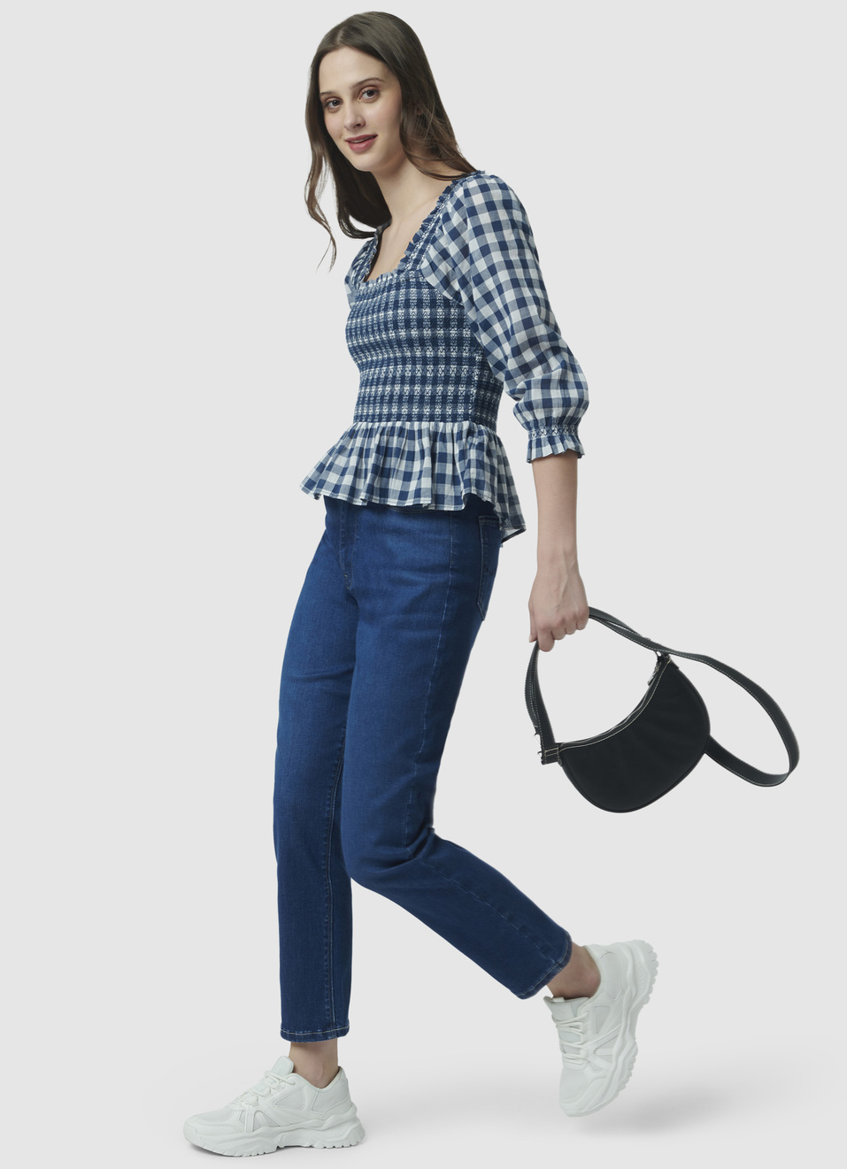 Dion Straight Fit High Waist Jeans, , large image number 5