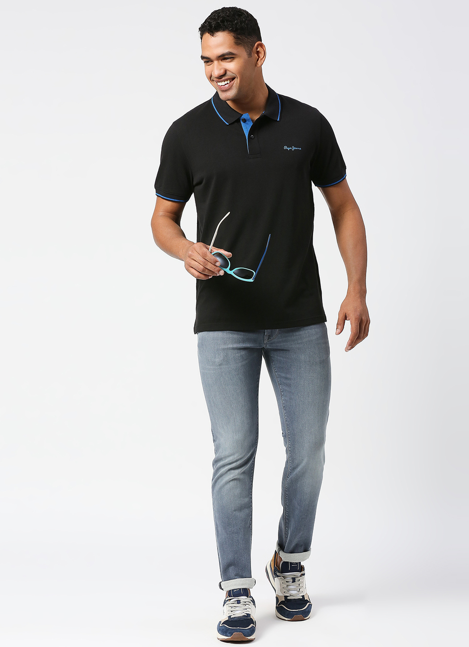 Tapered Vapour Tapered Fit Low Waist Jeans, , large image number 1