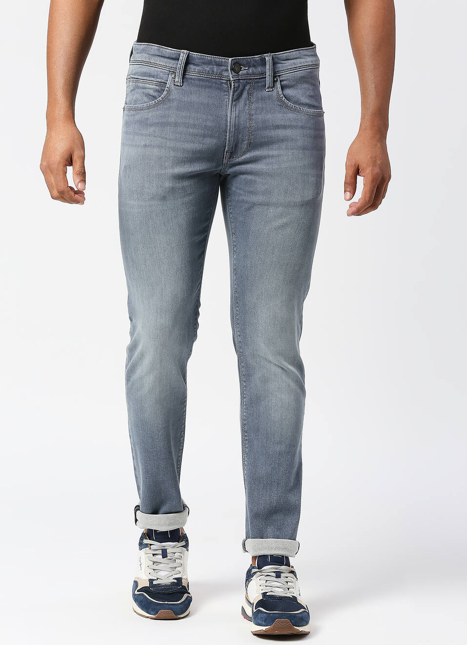 Tapered Vapour Tapered Fit Low Waist Jeans, , large image number 2