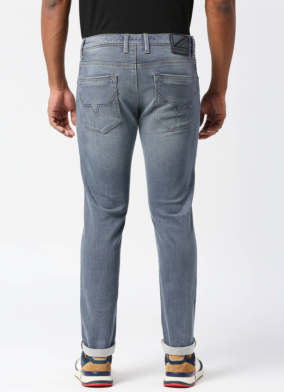 Tapered Vapour Tapered Fit Low Waist Jeans, , large image number 3