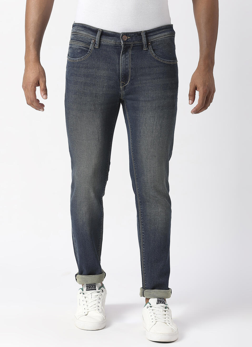 Tapered Vapour Tapered Fit Low Waist Jeans, , large image number 2