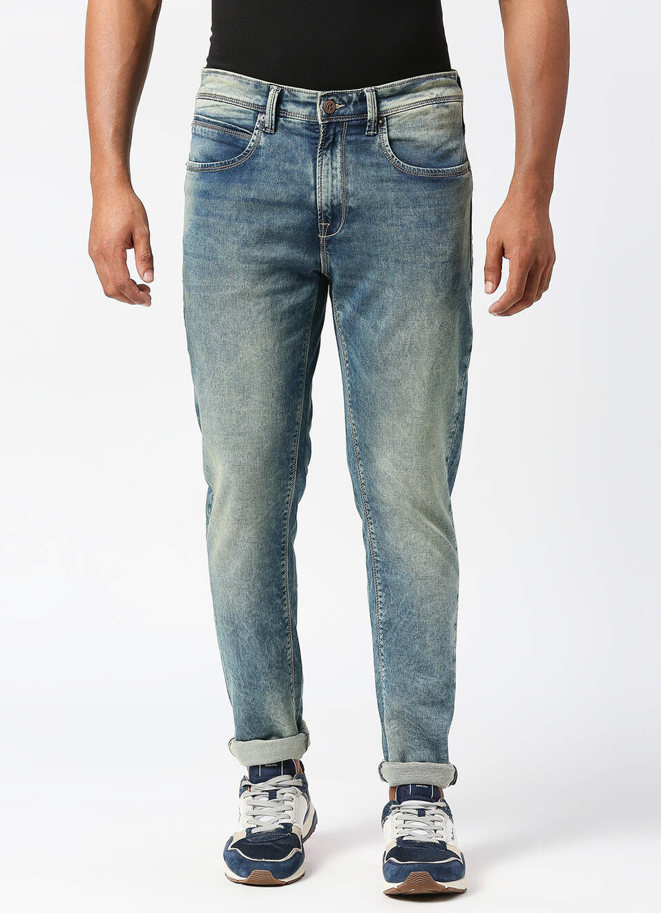 Chinox Super Skinny Fit Mid Waist Jeans, , large image number 2