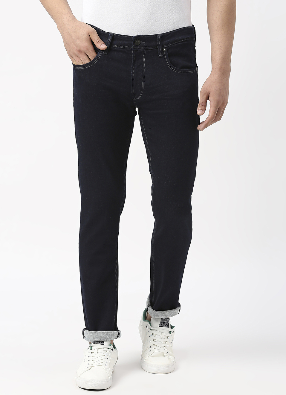 Tapered Vapour Tapered Fit Low Waist Jeans, , large image number 2