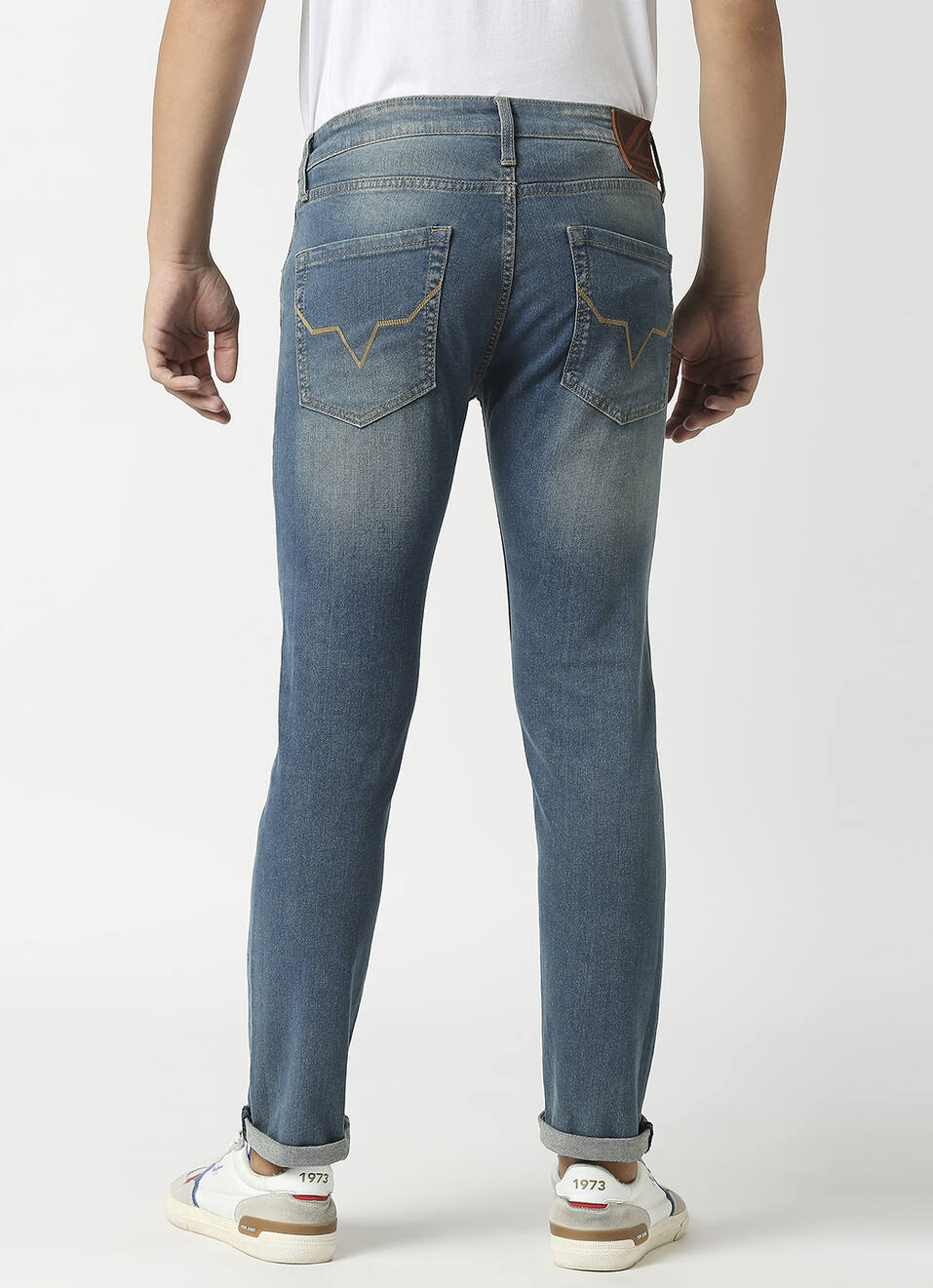Tapered Vapour Tapered Fit Low Waist Jeans, , large image number 3