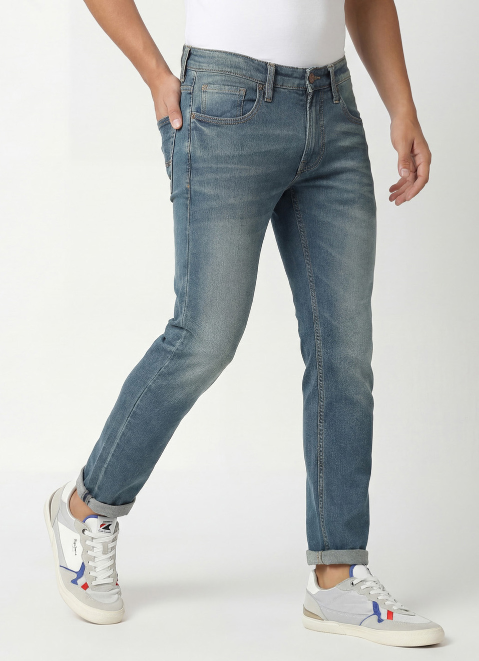 Tapered Vapour Tapered Fit Low Waist Jeans, , large image number 0