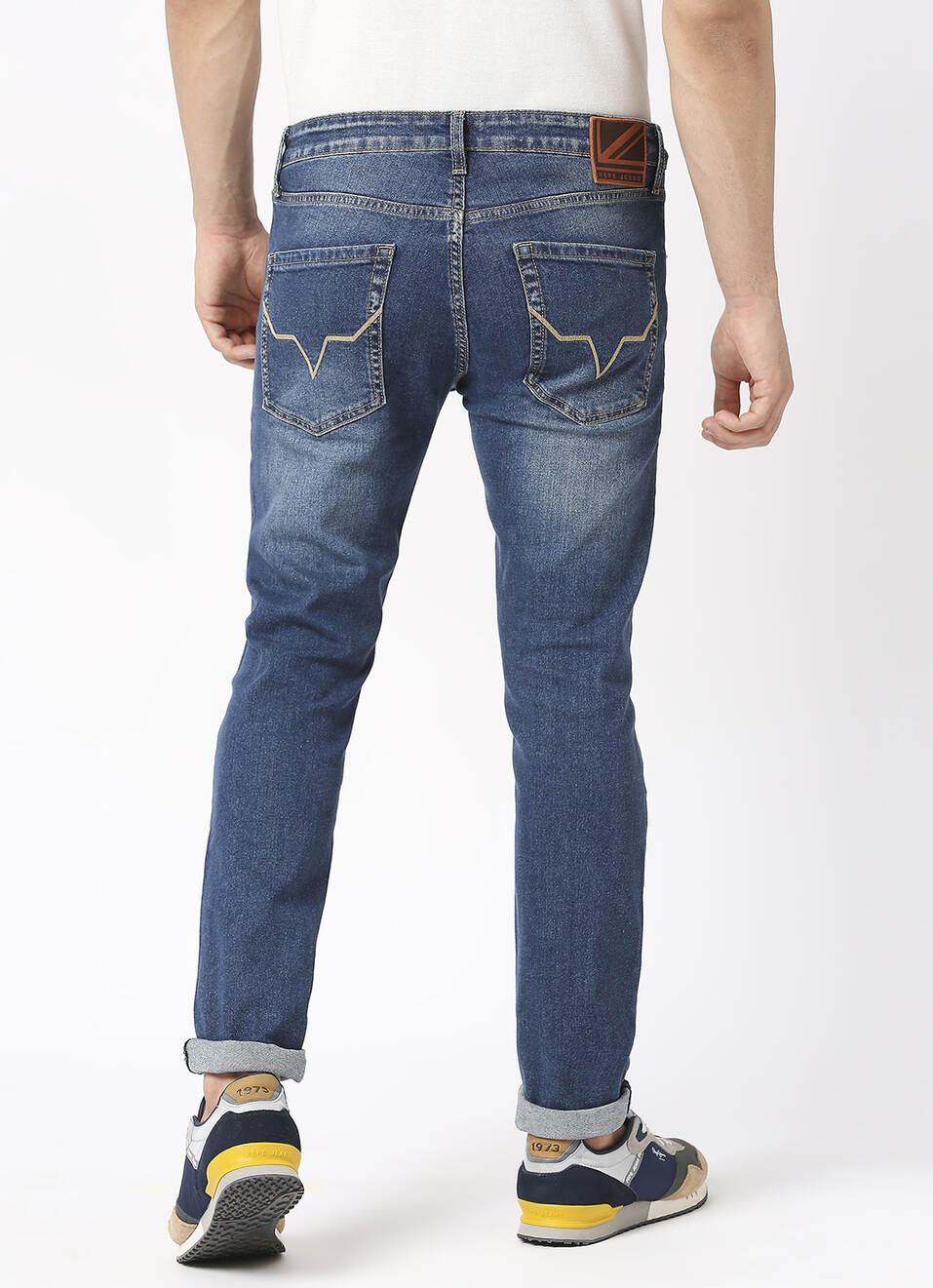 Tapered Vapour Tapered Fit Low Waist Jeans, , large image number 1