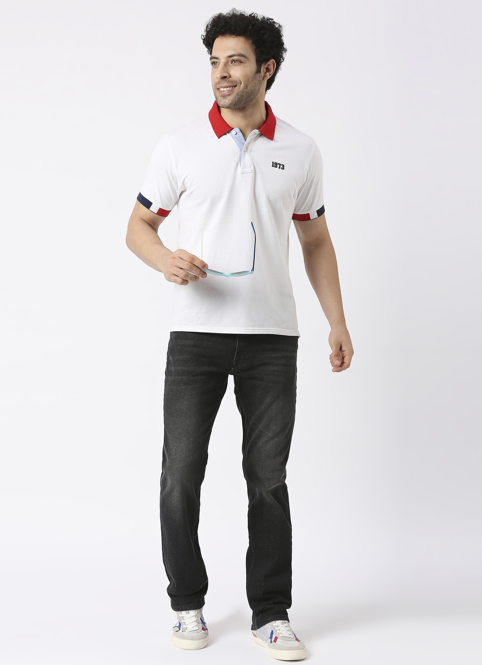 Holborne Regular Fit Mid Waist Straight Leg Jeans, , large image number 5