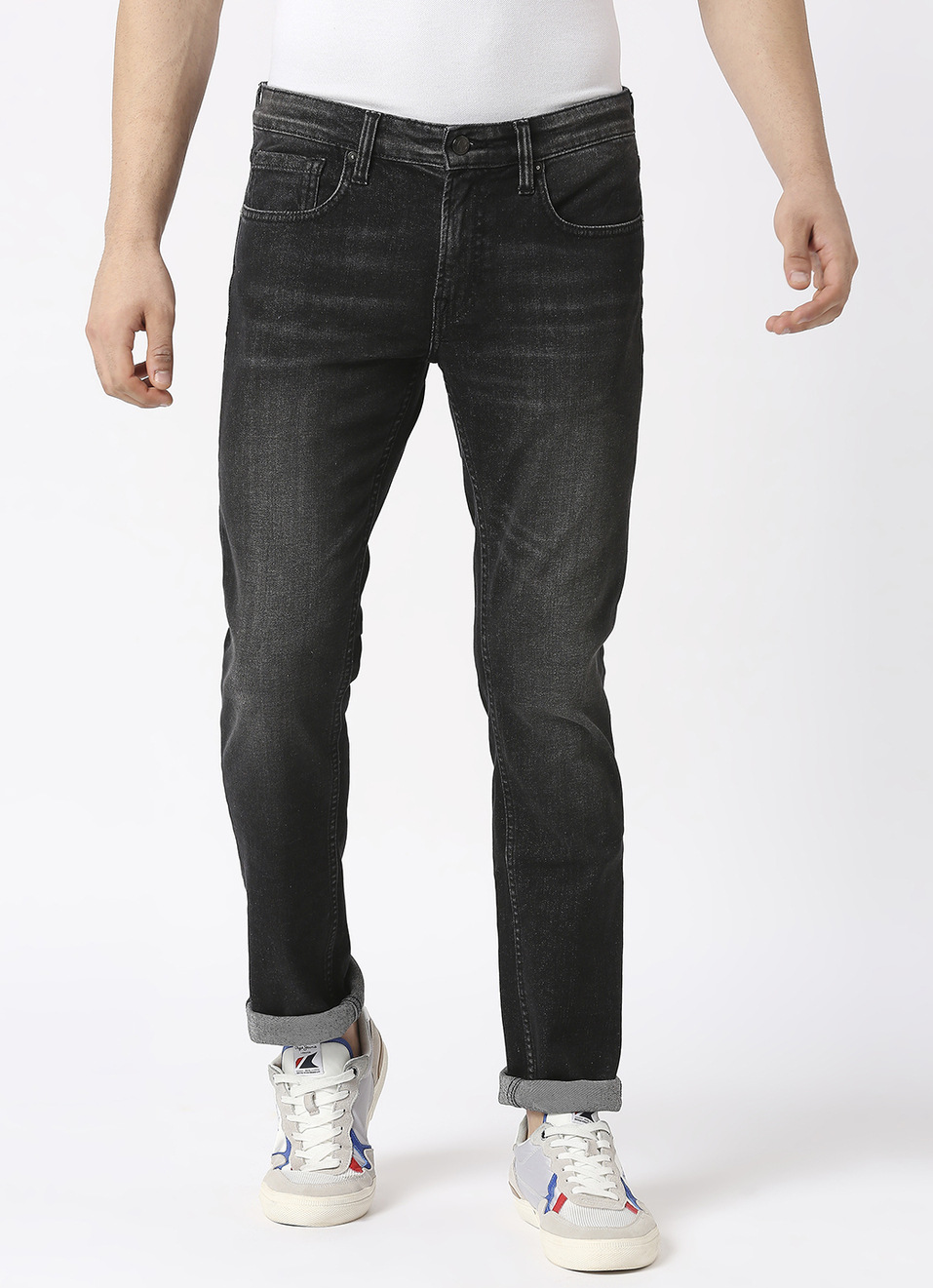 Vapour Slim Fit Mid Waist Jeans, , large image number 2