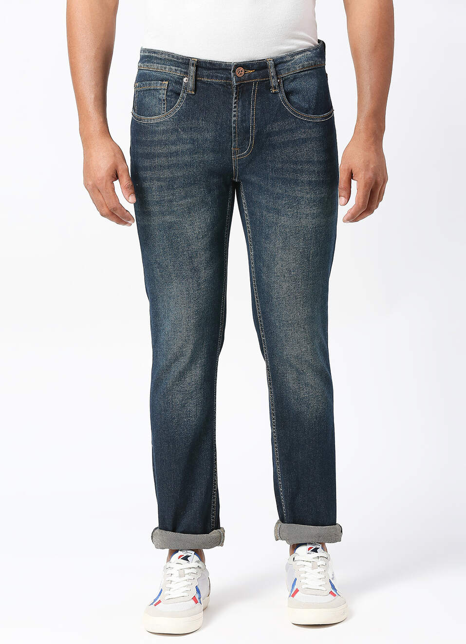 Vapour Slim Fit Mid Waist Jeans, , large image number 2