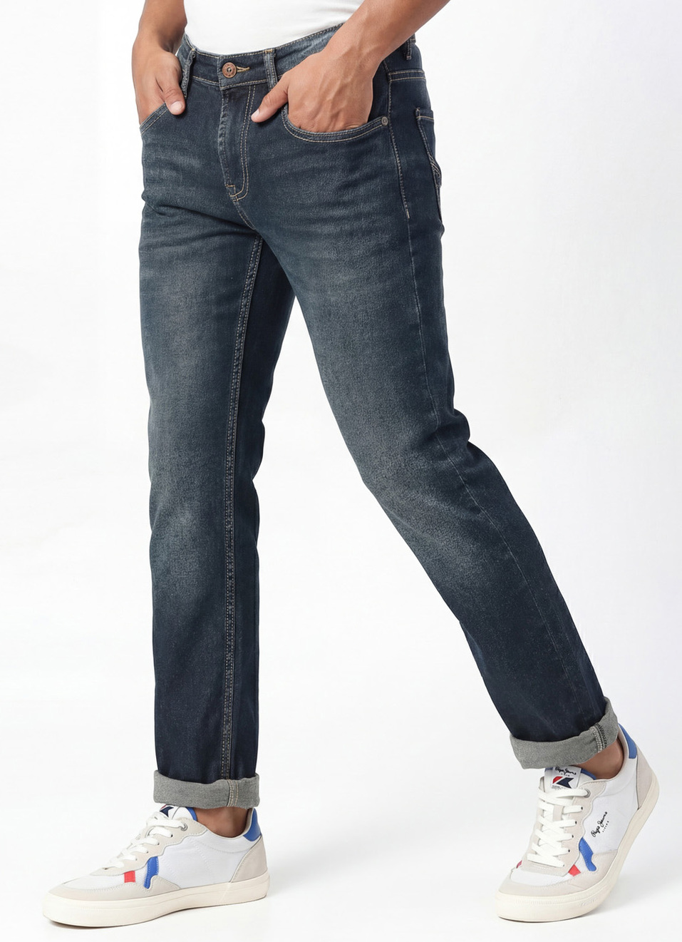 Vapour Slim Fit Mid Waist Jeans, , large image number 0