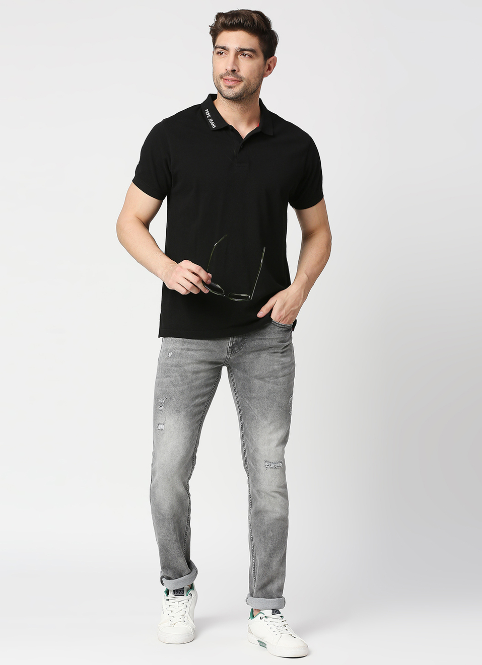 Vapour Slim Fit Mid Waist Jeans, , large image number 1