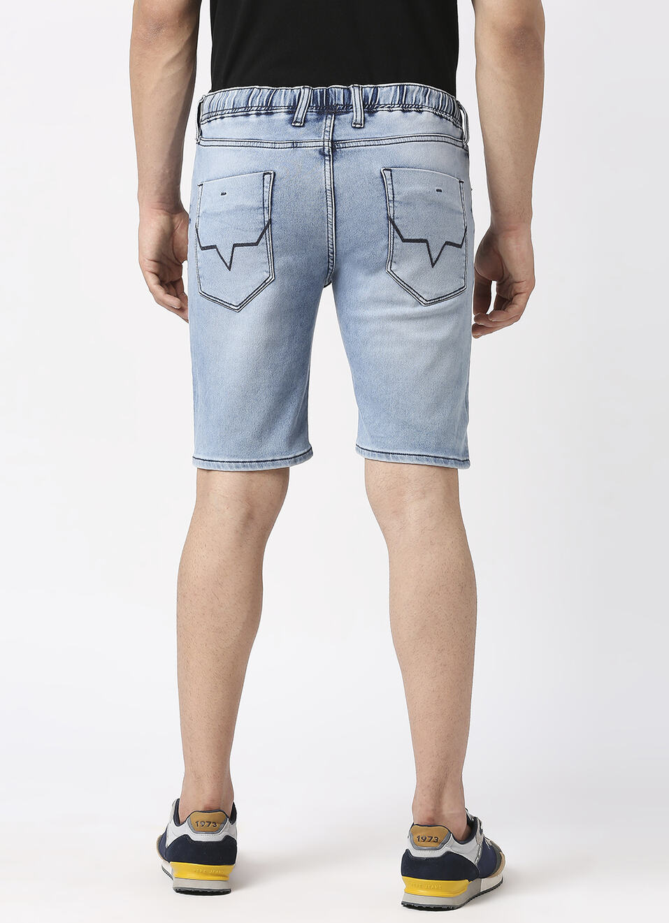 Chinox Shorts Elasticated Regular Fit Mid Rise Shorts, , large image number 1