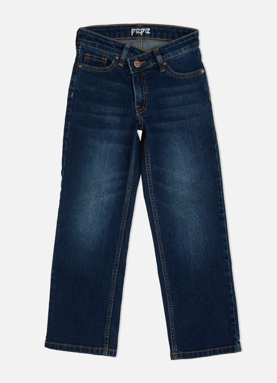 STRAIGHT FIT DISTRESSED DENIM, , large image number 1