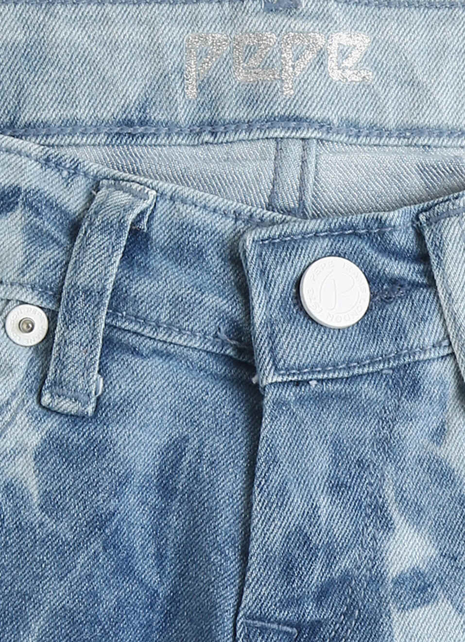 Tie & Dyed Denim&nbsp;Short, , large image number 3