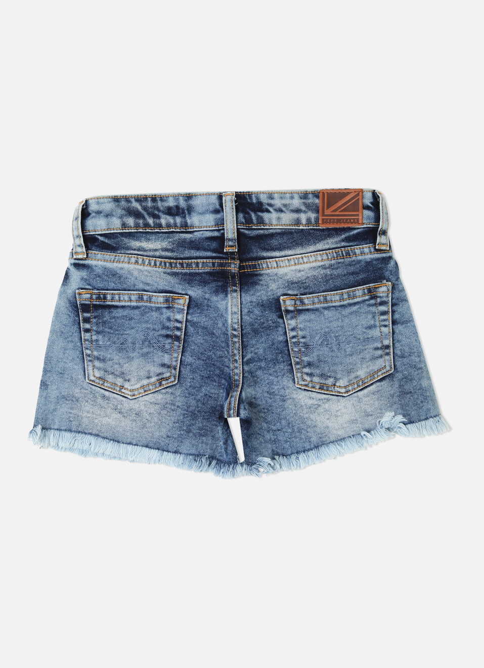 MID WASH DISTRESSED DENIM&nbsp;SHORT, , large image number 2