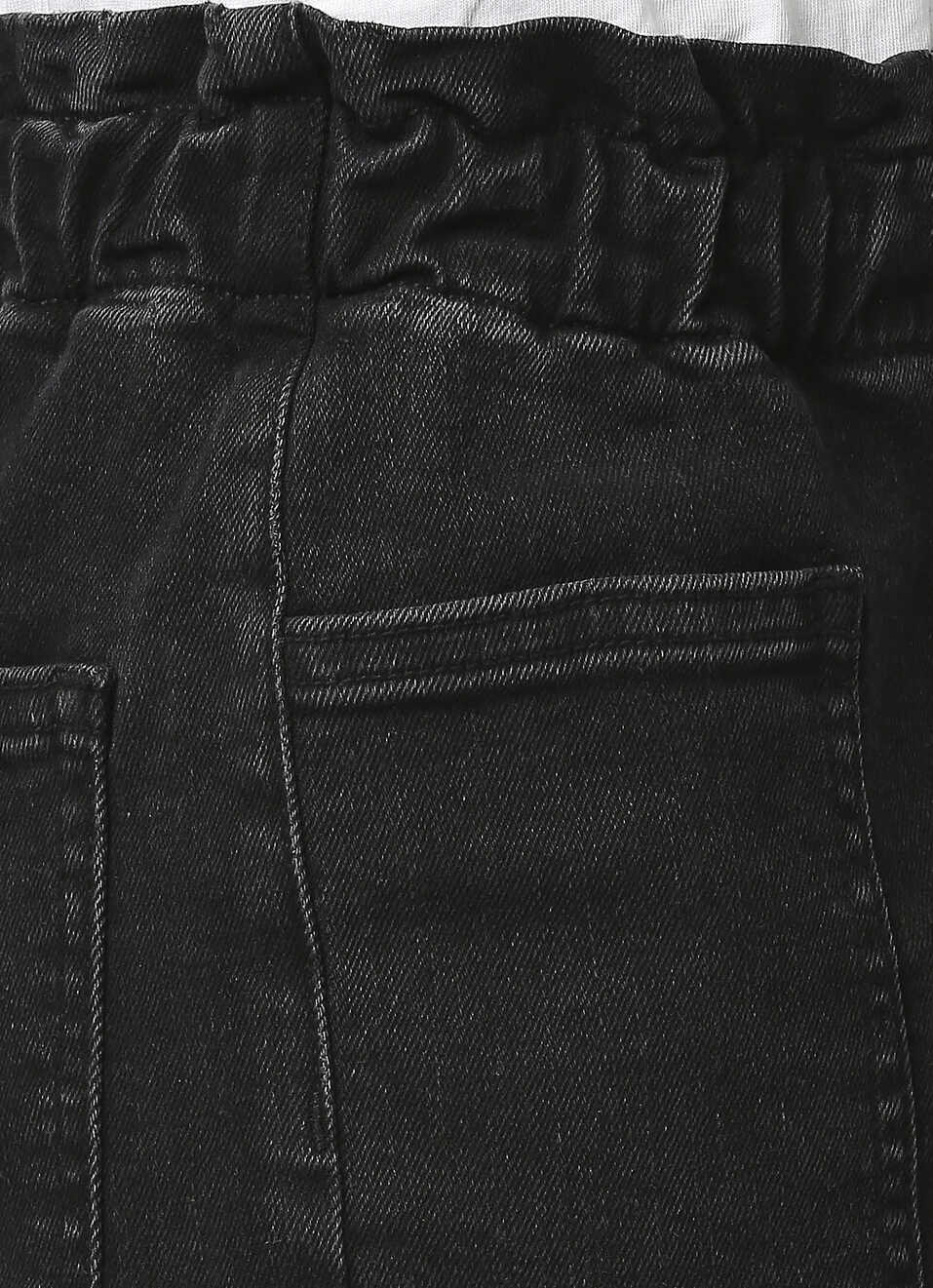 Mom Fit High Rise Paperbag Denim, , large image number 4