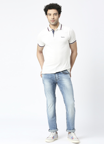 Vapour Slim Fit Mid Waist Jeans