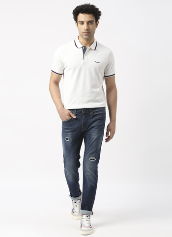 Vapour Slim Fit Mid Waist Jeans