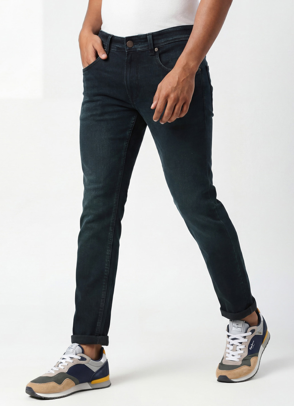 Tapered Vapour Tapered Fit Low Waist Jeans, , large image number 0