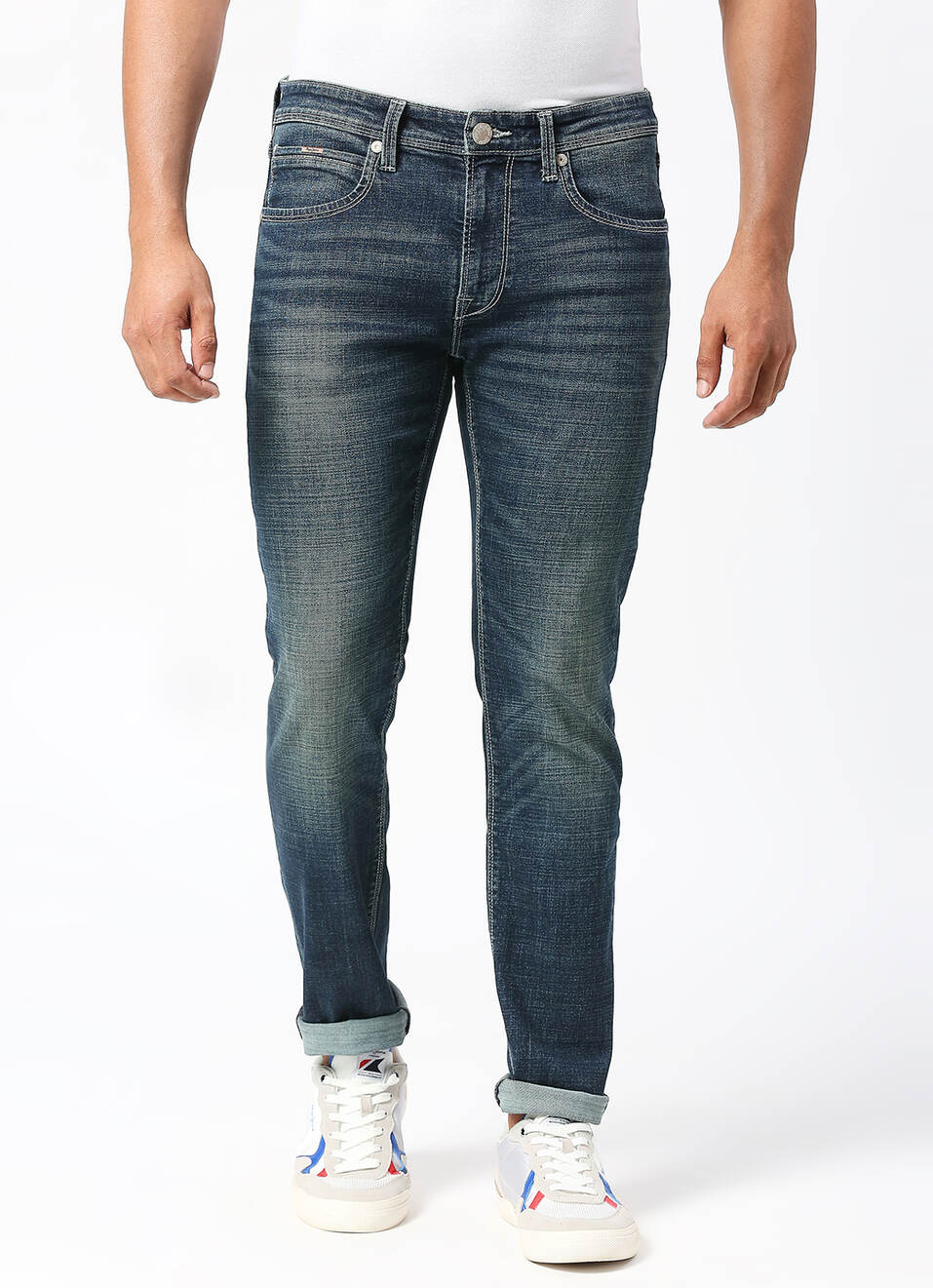Tapered Vapour Tapered Fit Low Waist Jeans, , large image number 2