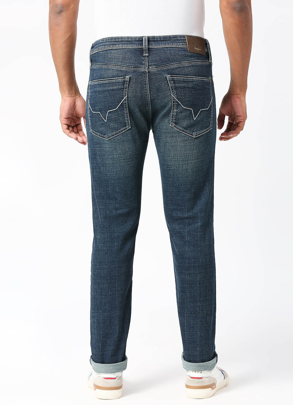 Tapered Vapour Tapered Fit Low Waist Jeans, , large image number 3