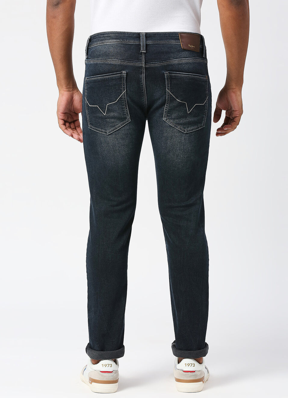 Tapered Vapour Tapered Fit Low Waist Jeans, , large image number 3