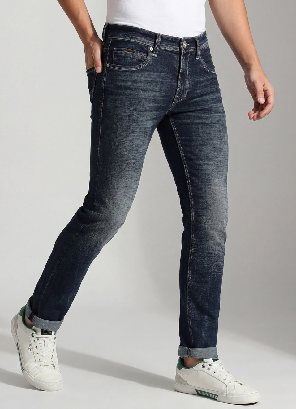 Vapour Slim Fit Mid Waist Jeans, , large image number 0