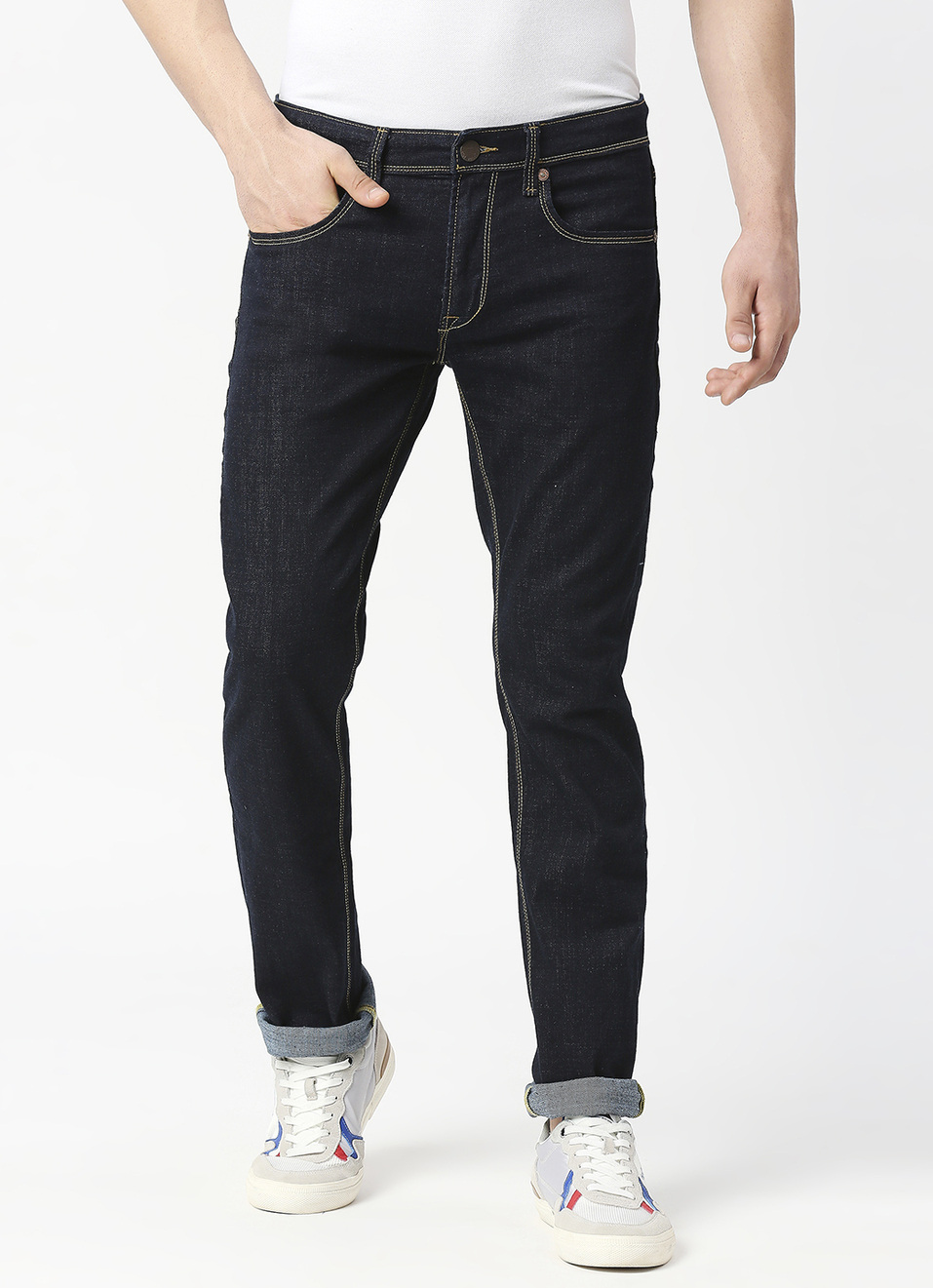 Vapour Slim Fit Mid Waist Jeans, , large image number 2