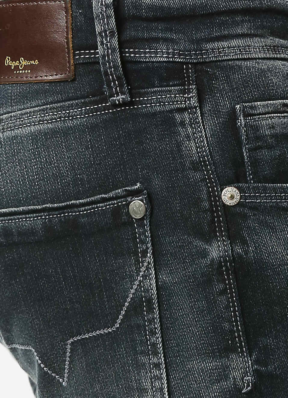 Bootcut Slim Fit Mid Waist Boot Leg Jeans, , large image number 4