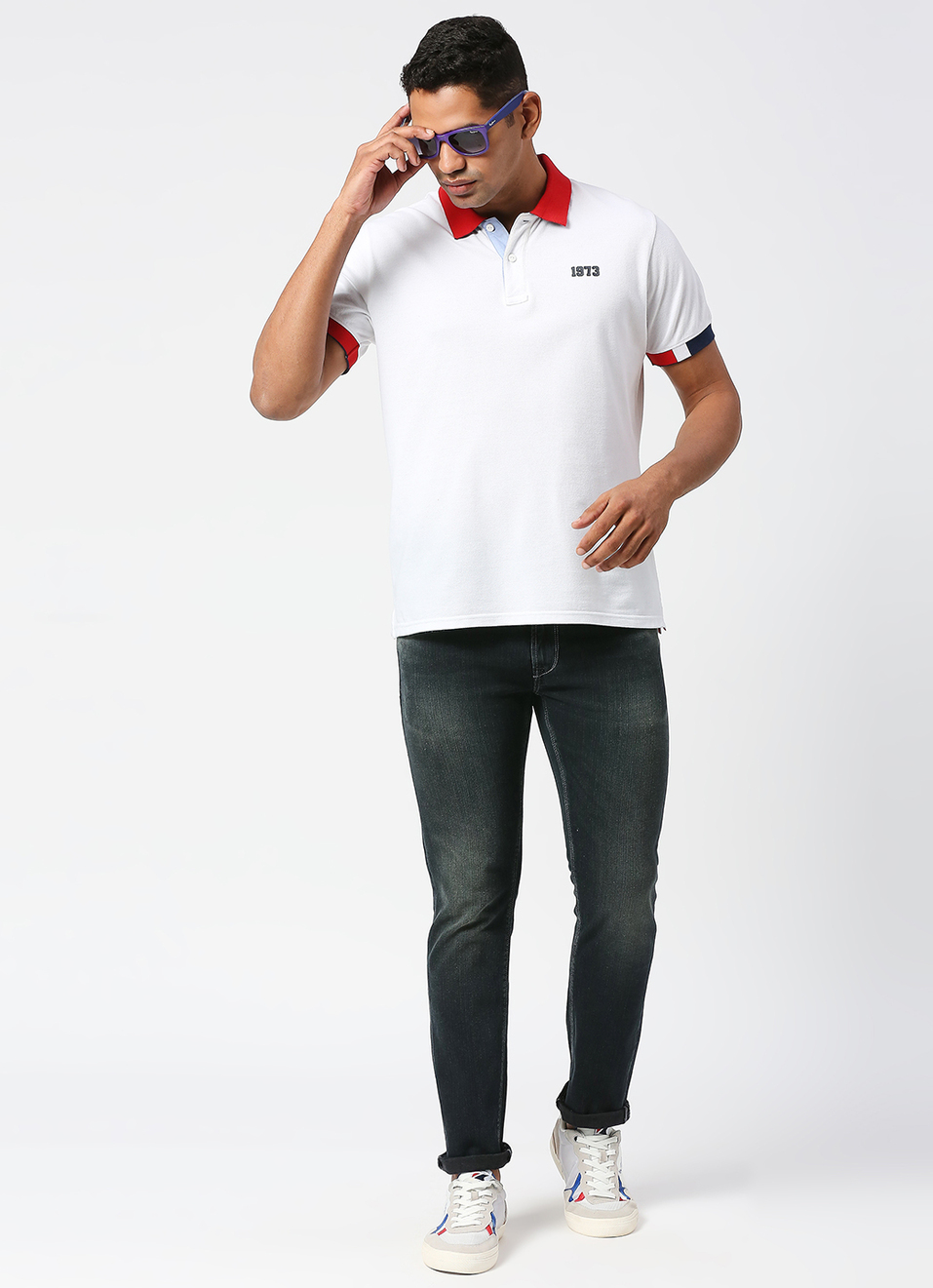 Tapered Vapour Tapered Fit Low Waist Jeans, , large image number 1