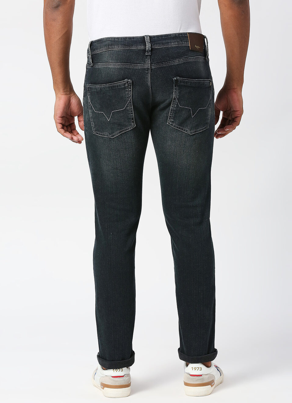 Tapered Vapour Tapered Fit Low Waist Jeans, , large image number 3