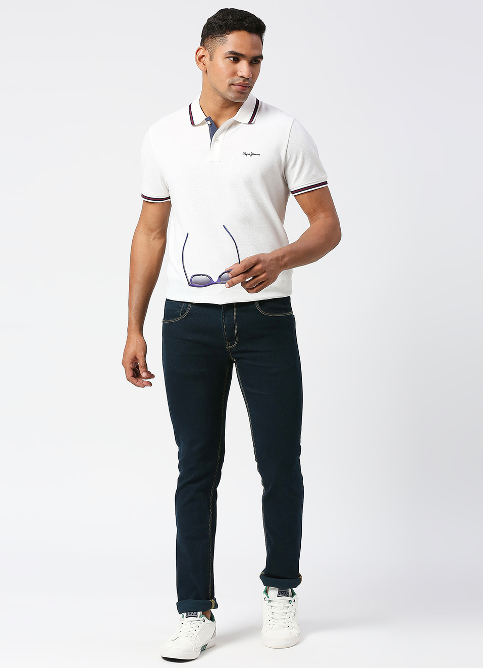 Vapour Slim Fit Mid Waist Jeans, , large image number 1