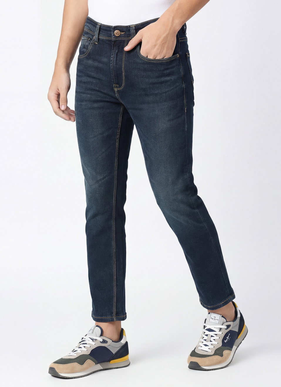 Chinox Ankle Super Skinny Fit Mid Waist Ankle Jeans, , large image number 0