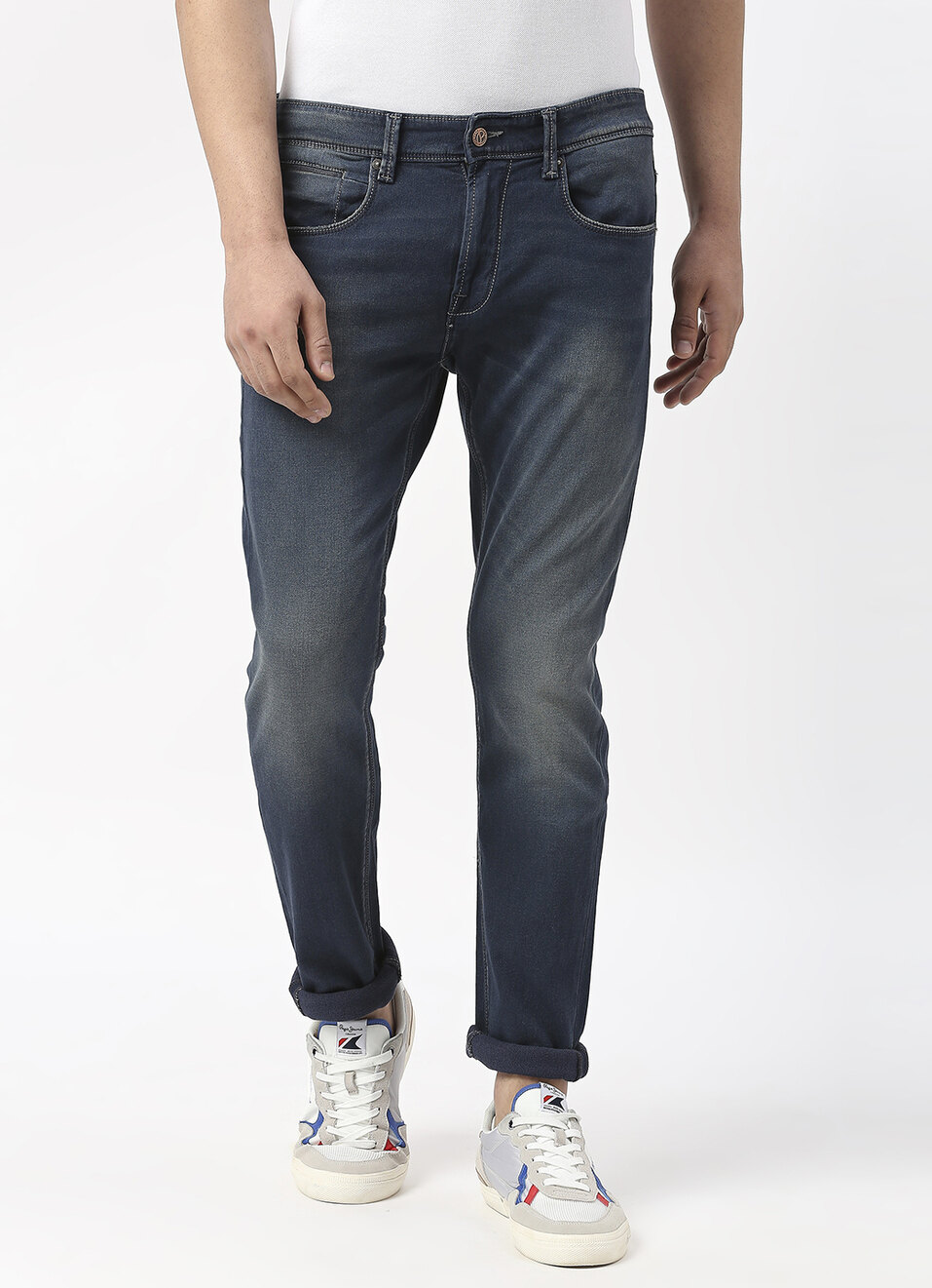 Tapered Vapour Tapered Fit Low Waist Jeans, , large image number 2