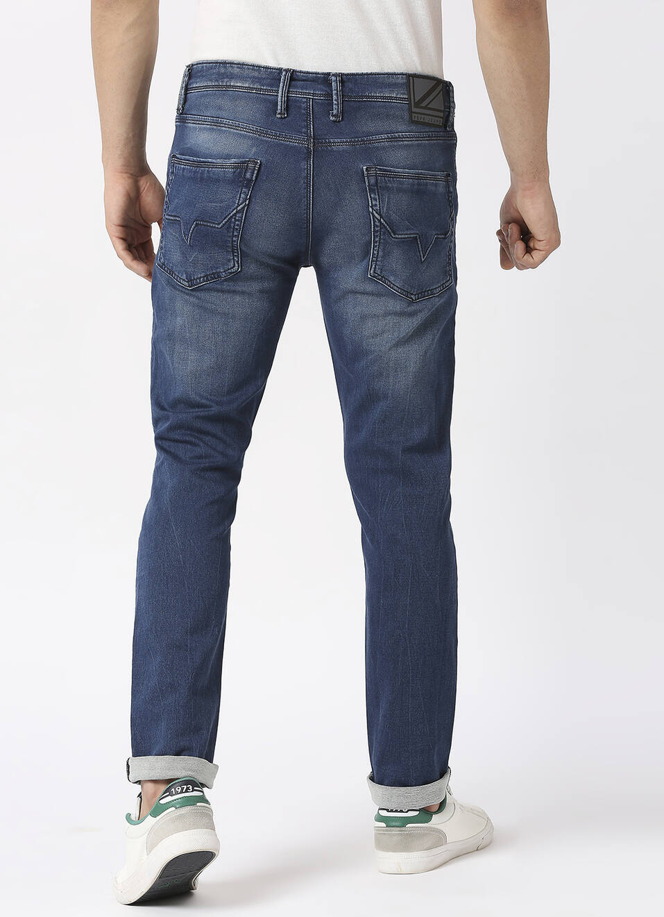 Tapered Vapour Tapered Fit Low Waist Jeans, , large image number 3