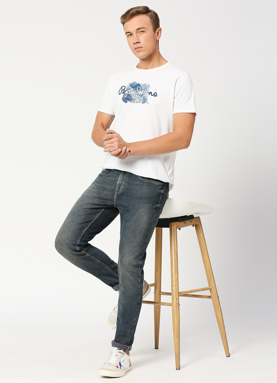 Chinox Super Skinny Fit Mid Waist Jeans, , large image number 1