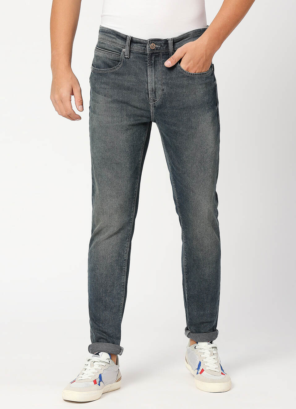 Chinox Super Skinny Fit Mid Waist Jeans, , large image number 2