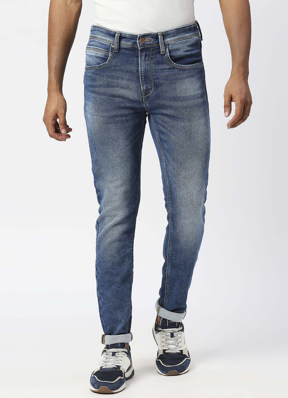 Chinox Super Skinny Fit Mid Waist Jeans, , large image number 2