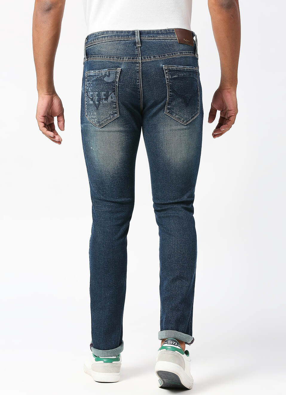 Tapered Vapour Tapered Fit Low Waist Jeans, , large image number 3