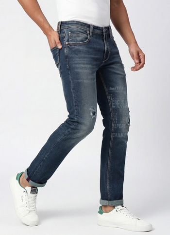 Tapered Vapour Tapered Fit Low Waist Jeans