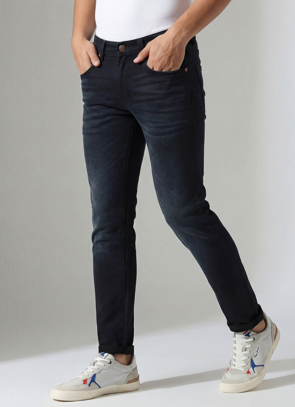 Tapered Vapour Tapered Fit Low Waist Jeans, , large image number 0