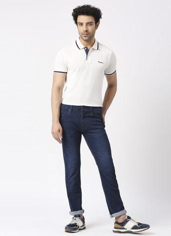 Vapour Slim Fit Mid Waist Jeans