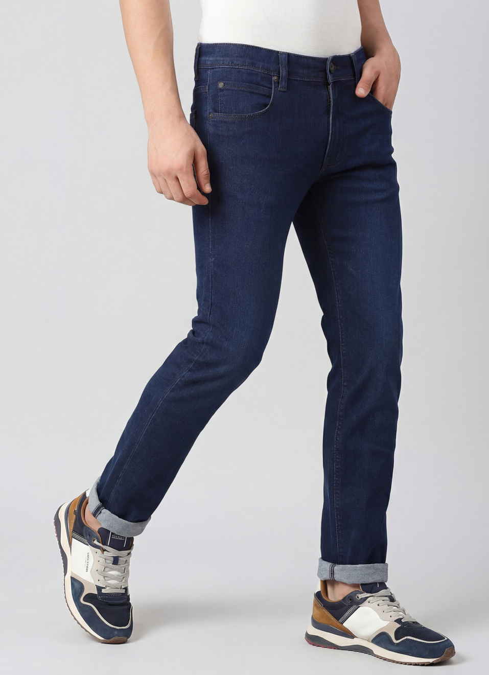 Vapour Slim Fit Mid Waist Jeans, , large image number 0