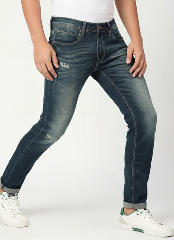 Tapered Vapour Tapered Fit Low Waist Jeans