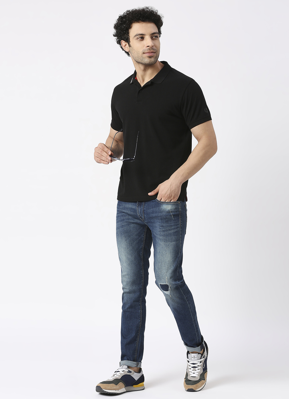 Tapered Vapour Tapered Fit Low Waist Jeans, , large image number 1