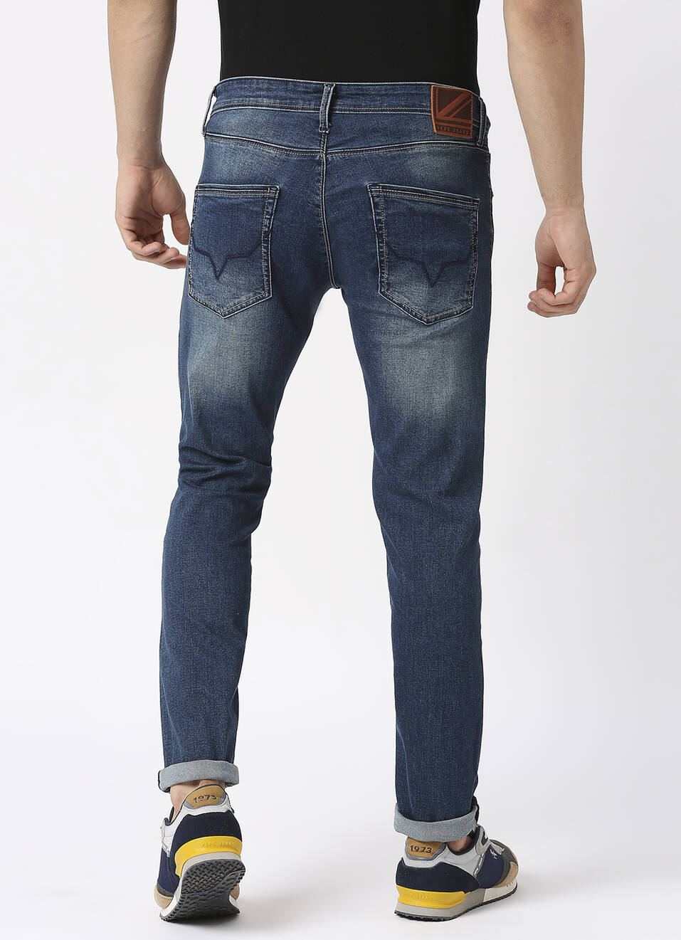 Tapered Vapour Tapered Fit Low Waist Jeans, , large image number 3